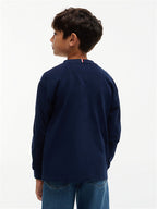 T-shirt con logo a maniche lunghe