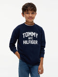 T-shirt con logo a maniche lunghe