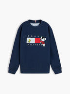 Pullover con bandierina e grafica Peanuts®