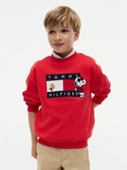 Pullover con bandierina e grafica Peanuts®