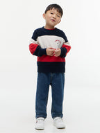 Pullover a righe color block