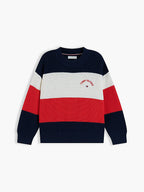 Pullover a righe color block