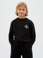T-shirt a maniche lunghe con logo bambino