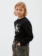 Felpa con logo con firma bambino