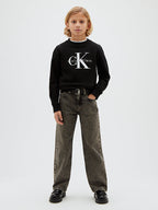 Felpa con logo con firma bambino