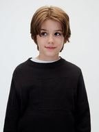 Maglione bambino in maglia con logo