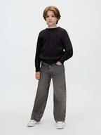 Maglione bambino in maglia con logo