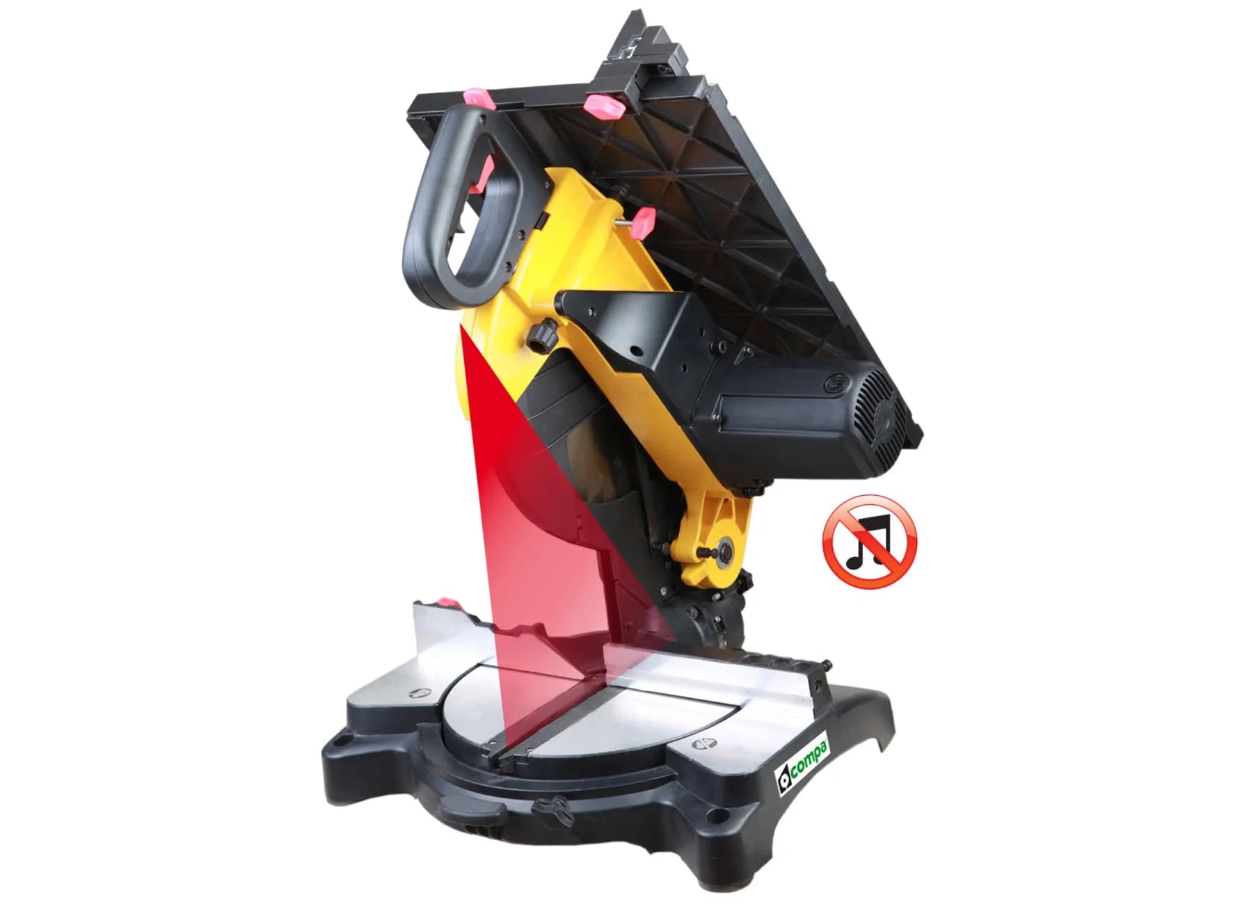 COMPA Orange 305 ECO - Troncatrice professionale combinata 1600 W con lama 305 mm e laser