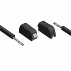 OMEC 6040 - Kit deviatori alto/basso nero per maniglione antipanico